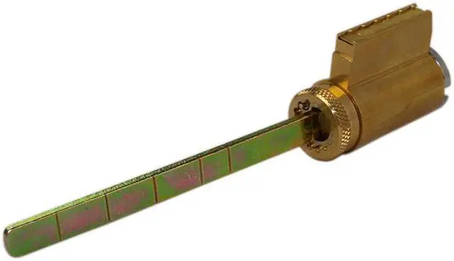 Alt view image 2 of 3 - Mul-t-lock Cylinder For Schlage / Arrow D, E, F Single Cylinder Deadbolt, Satin Chrome 26D, HIGH SECURITY, INTERACTIVE + 206 KEYWAY