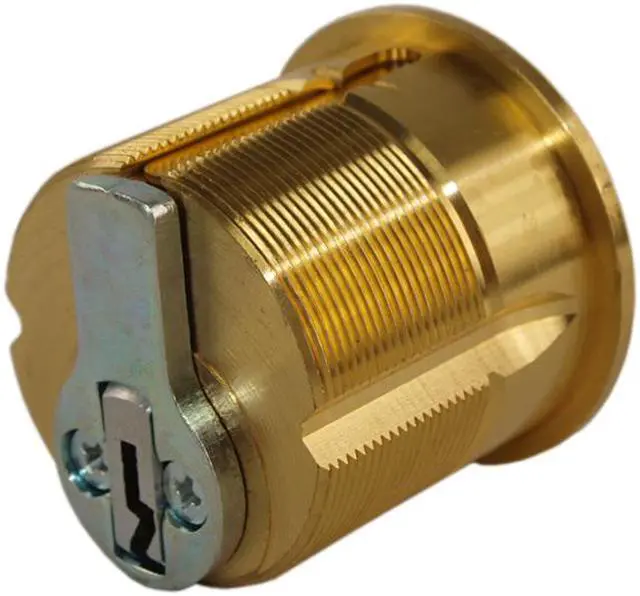 Alt view image 5 of 6 - Marks Metro 71A/3, Polished Brass US3 Right Hand Mortise Entry Lockset Surface Mounted - Screw On Knobs with Swivel Spindle, 2-3/4" Backset, 1-1/4" x 8" Wide Faceplate, Lock Set