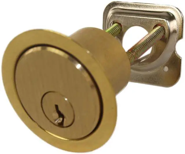 Alt view image 2 of 5 - Progressive Hardware, 160FPL, Fox Style Police Lock Replacement Cylinder, Solid Brass