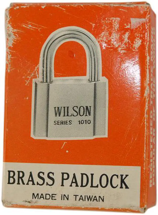 Alt view image 2 of 3 - WILSON Series 1010 2" 50mm Solid Brass Body Padlock