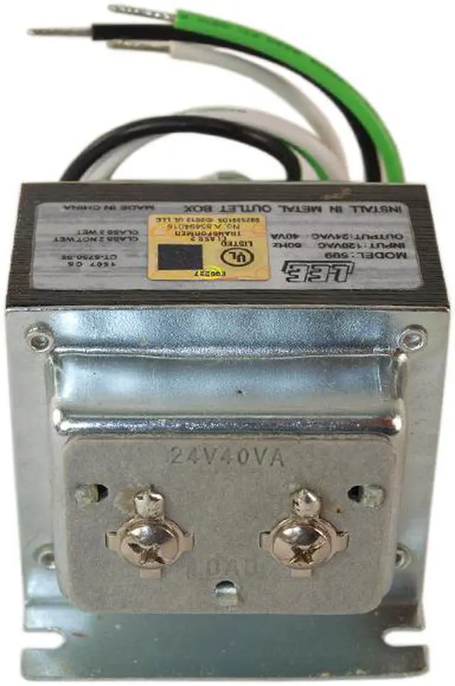 Alt view image 2 of 4 - Lee Electric, 599, Class 2 Signaling Transformer Oil Burner 120V 24 VAC 40VA