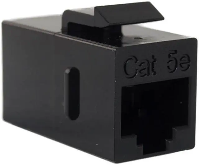 Main image of Quest, NKJ-5002, Black, CAT5E, RJ45 Inline Coupler Keystone Type