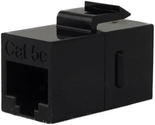 Alt view image 3 of 3 - Quest, NKJ-5002, Black, CAT5E, RJ45 Inline Coupler Keystone Type