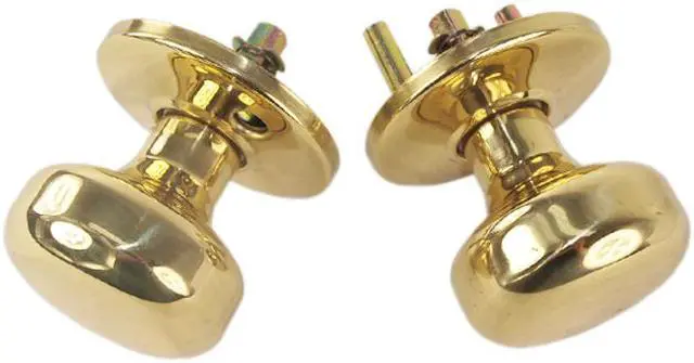 Main image of Progressive, K6220/3, Solid Brass Knob / Rose Assembly Kit Thru Bolted, Replacement K9220 For Marks Mortise 22AC Knobs, Iron Gate Door Lock