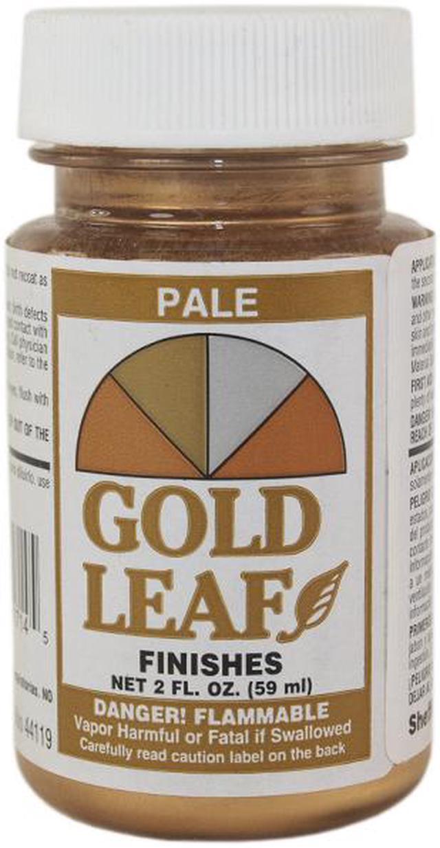 Sheffield Gold Leaf Pale Gold High Gloss Metallic 2 Fl Oz. Hobby Paint 1714  
