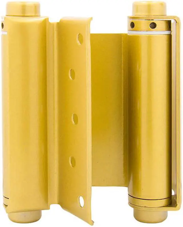 Main image of Tuff Stuff, 86855, 1 Pair, 5", Brass, Double Action Spring Hinge, Square Corner
