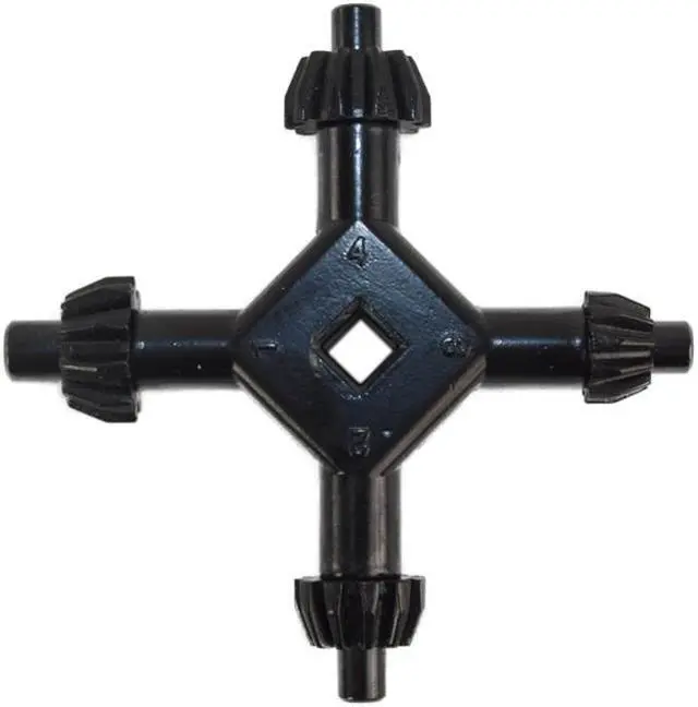 Main image of Tuff Stuff, CK4WAY, 4 WAY Chuck Key Fits Opens 86 Different Chucks