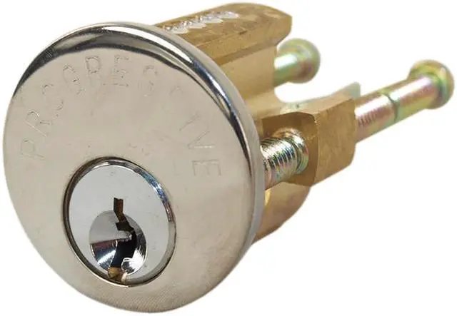 Alt view image 3 of 7 - Progressive, 1776/26, Grade 1 Jimmy Proof Deadlock Deadbolt Single Cylinder Lock Set, Polished Chrome (US26)