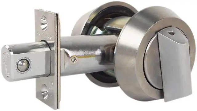 Alt view image 4 of 7 - Mul-t-lock HD1-26 Satin Chrome, Hercular Single Cylinder Deadbolt with Thumb Turn, HIGH SECURITY, 006 KEYWAY