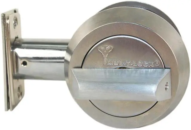 Alt view image 5 of 7 - Mul-t-lock HD1-26 Satin Chrome, Hercular Single Cylinder Deadbolt with Thumb Turn, HIGH SECURITY, 006 KEYWAY