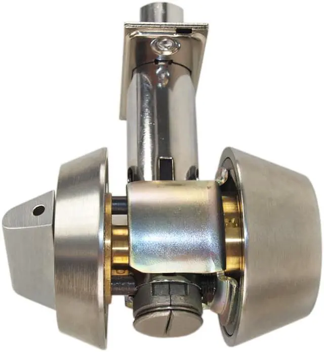 Alt view image 6 of 7 - Mul-t-lock HD1-26-206 Satin Chrome, Hercular Single Cylinder Deadbolt with Thumb Turn, HIGH SECURITY, INTERACTIVE + 206 KEYWAY