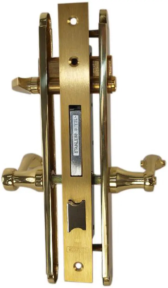Alt view image 6 of 7 - Marks Thinline Slim Line, 2750B/3, Brass, Right Hand Mortise Lever Entry, Lockset, Lock Set, Single Cylinder