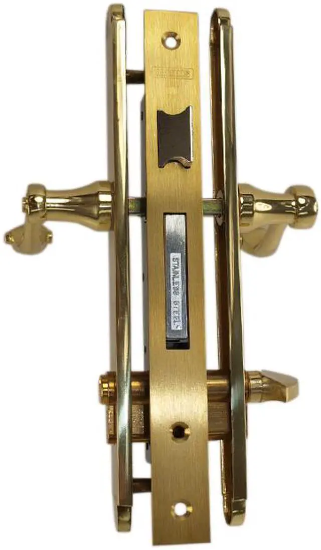 Alt view image 3 of 7 - Marks Thinline Slim Line, 2750B/3, Brass, Right Hand Mortise Lever Entry, Lockset, Lock Set, Single Cylinder