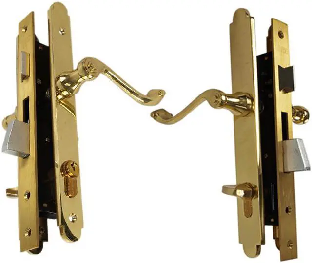 Main image of Marks Thinline Slim Line, 2750B/3, Brass, Left Hand Mortise Lever Entry, Lockset, Lock Set, Single Cylinder