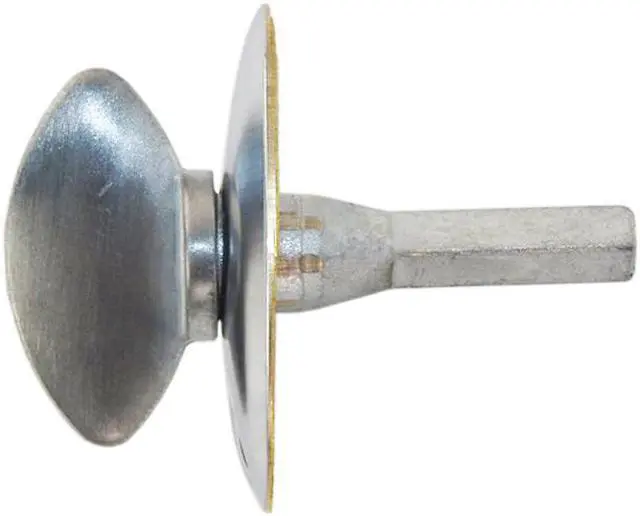 Alt view image 2 of 4 - Progressive 76/26D Satin Chrome US26D 1-3/4" X 1-1/8" Solid Oval Plate With Thumb Turn