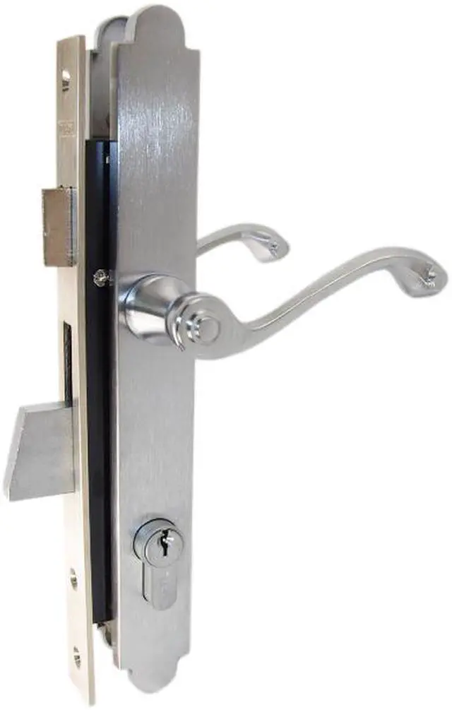 Alt view image 3 of 7 - Marks Thinline Slim Line, 2750C/26D, Satin Chrome, Right Hand Mortise Lever Entry, Lockset, Lock Set, Double Cylinder