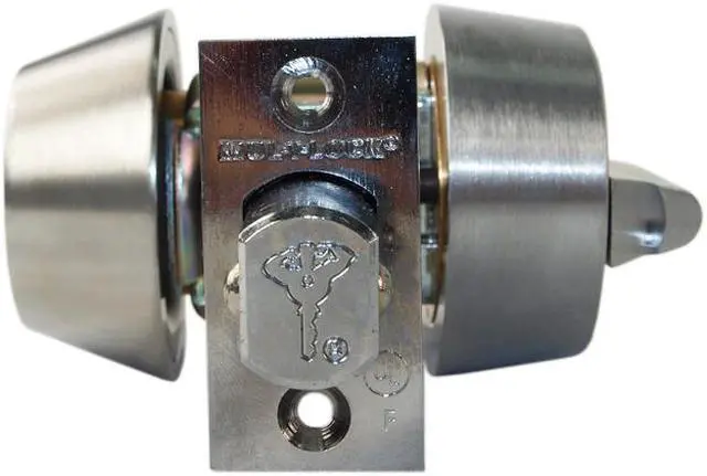 Alt view image 4 of 7 - Mul-t-lock, HDC-26-206, Satin Chrome, Hercular Double Cylinder Captive Key Deadbolt, HIGH SECURITY, INTERACTIVE + 206 KEYWAY