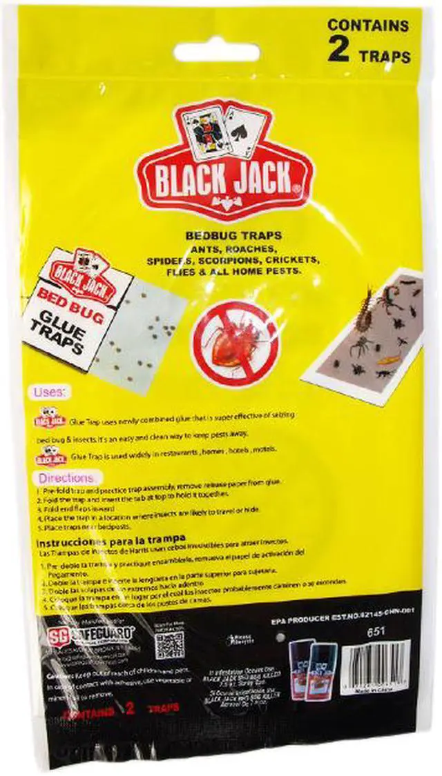 Alt view image 2 of 2 - Black Jack 00651 Bedbug Traps (2 Per Pack)