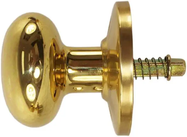 Alt view image 3 of 4 - Marks USA Replacement For Marks 22AC Ornamental Iron Gate Door Mortise Locksets Int/Ext Solid Brass Knob/Rose Kit Thru Bolted K22/3