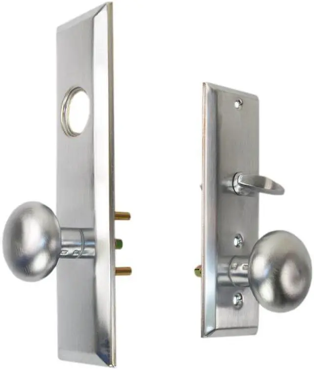 Alt view image 5 of 6 - Marks Metro 114A/26D Satin Chrome Right Hand Mortise Entry, Thru Bolted, Lockset, Lock Set