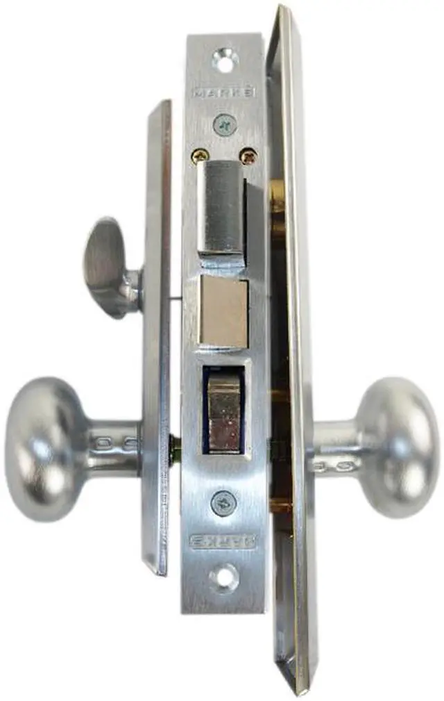Alt view image 2 of 6 - Marks Metro 114A/26D Satin Chrome Right Hand Mortise Entry, Thru Bolted, Lockset, Lock Set