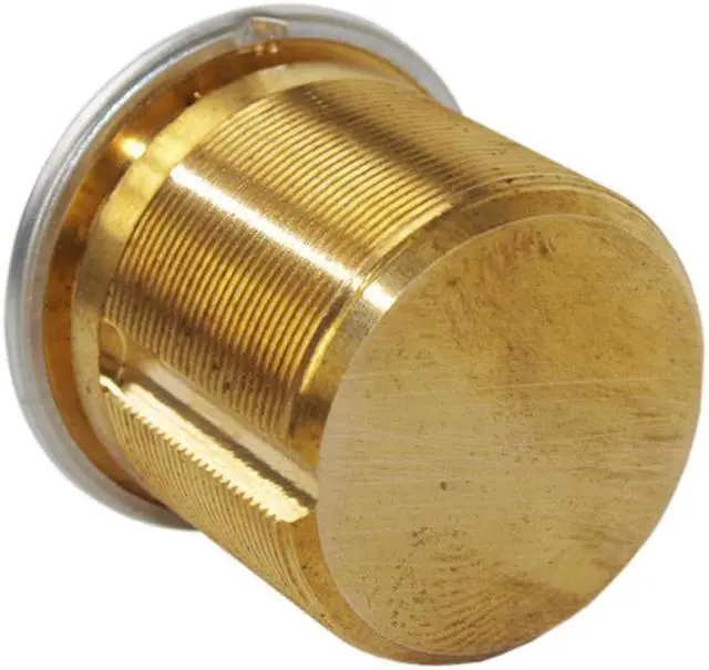 Alt view image 3 of 4 - Ilco 7180DC-26D Satin Chrome US26D Solid Brass Replacement 1-1/8" Dummy Mortise Cylinder Lock