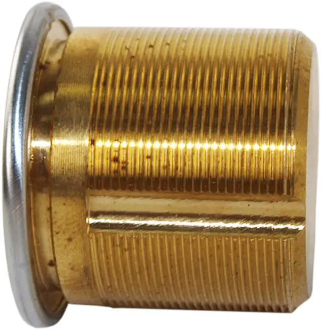 Alt view image 2 of 4 - Ilco 7180DC-26D Satin Chrome US26D Solid Brass Replacement 1-1/8" Dummy Mortise Cylinder Lock