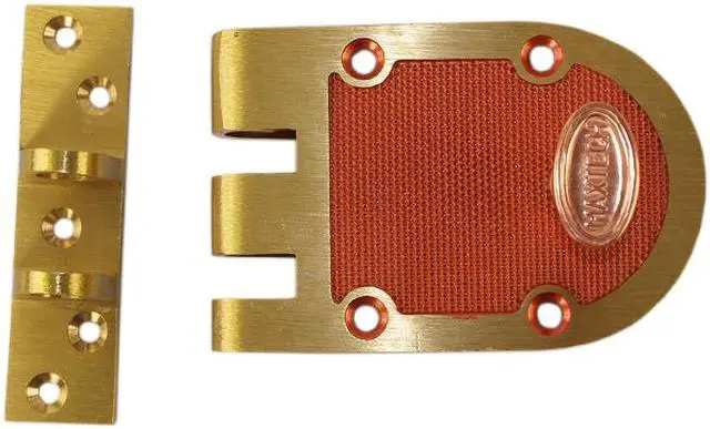 Alt view image 2 of 7 - Maxtech, LKJP1001, (Segal Like) Solid Jimmy Proof Deadlock Single Cylinder Lock Set, Bronze (US10)