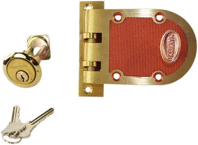 Alt view image 5 of 7 - Maxtech, LKJP1001, (Segal Like) Solid Jimmy Proof Deadlock Single Cylinder Lock Set, Bronze (US10)