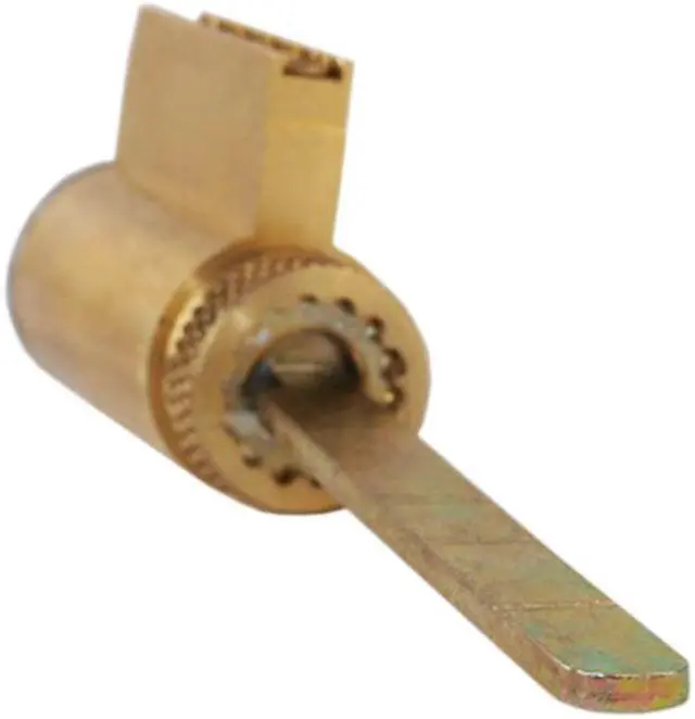 Alt view image 2 of 5 - MUL-T-LOCK Junior - Satin Chrome US26D Finish, Key In Knob (K.I.K.) Plug Replacement Cylinder for Lever and Knob Cylindrical Locksets / Deadbolts with Fixed and Lazy Tails, HIGH SECURITY, 008 KEYWAY