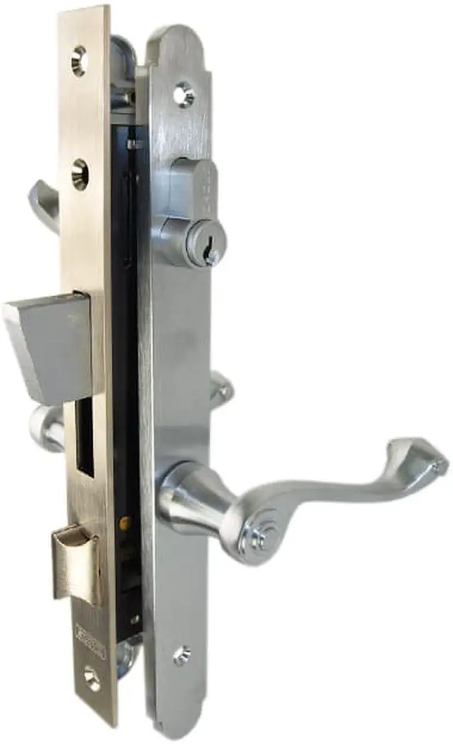 Alt view image 5 of 7 - Marks Thinline Slim Line, 2750B/26D, Satin Chrome, Right Hand Mortise Lever Entry, Lockset, Lock Set, Single Cylinder