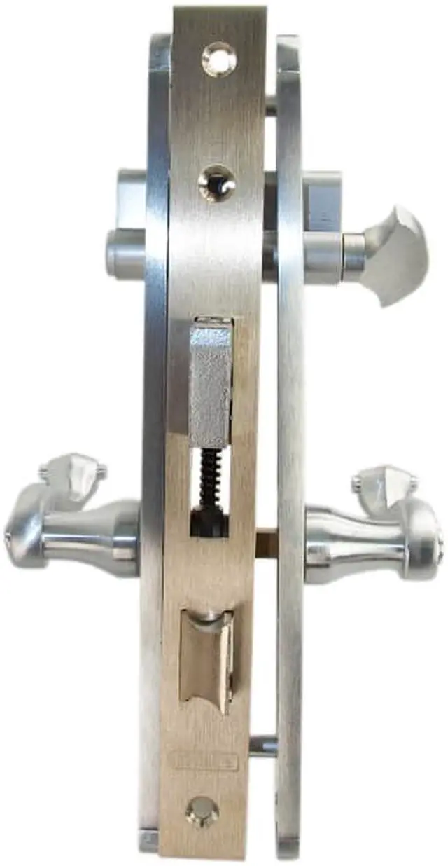 Alt view image 7 of 7 - Marks Thinline Slim Line, 2750B/26D, Satin Chrome, Left Hand Mortise Lever Entry, Lockset, Lock Set, Single Cylinder