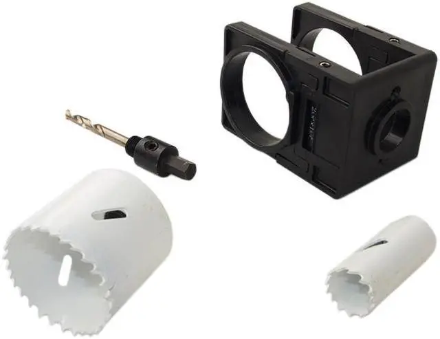 Alt view image 2 of 4 - Tuff Stuff, 90004, Bi Metal Hole Saw Door Lock Installation Kit for Metal & Wood Doors with Guide