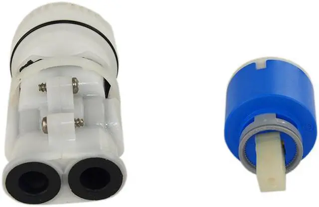 Alt view image 2 of 7 - Genuine OEM Gerber 97-013 92-298 Hardwater Replacement Shower Ceramic Disc Cartridge With Temperature Limit Stop Pressure Balance Cartridge For 49-600/800