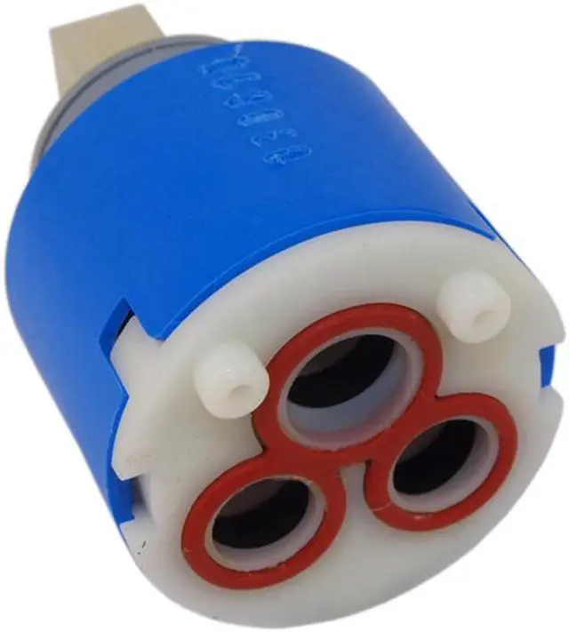 Alt view image 6 of 7 - Genuine OEM Gerber 97-013 92-298 Hardwater Replacement Shower Ceramic Disc Cartridge With Temperature Limit Stop Pressure Balance Cartridge For 49-600/800