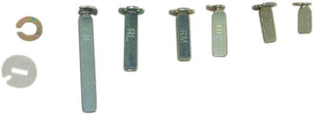 Alt view image 6 of 7 - Ilco 15995SX-04 Satin Brass US4 Solid Brass Replacement Key-In-Deadbolt Cylinder Lock With Schlage C-K Keyway