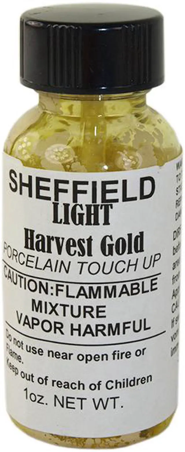 Main image of Sheffield, 1451, 1 OZ Bottle, Light Harvest Gold, Porcelain Touch Up Paint, For Porcelain Surfaces