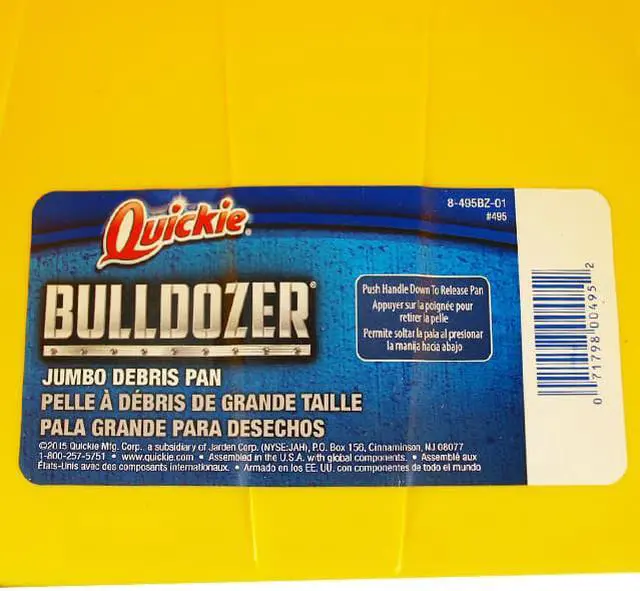 Alt view image 5 of 7 - Quickie 495 Jumbo Debris Dust Pan With Handle PK 10