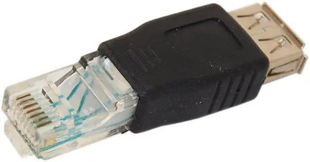 Alt view image 3 of 5 - Sonitek SN-U206 AF-RJ45 8P8C USB Adapter USB "A" Female To RJ45 8P8C