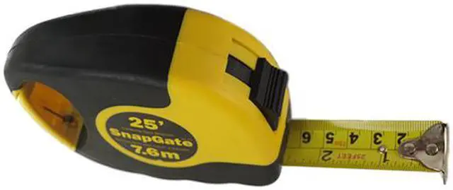 Alt view image 4 of 6 - SnapGate, 00105, 25' Carabiner Tape Measure, Easy Grip Rubberized