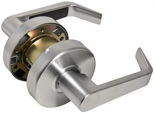 Main image of Em-D-Kay TSSL20026 Satin Chrome US26D Passage Hall & Closet Grade 2 Commercial Cylindrical ADA Angled Lever Lockset