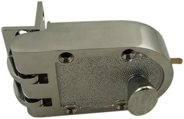 Alt view image 2 of 3 - Progressive, 1786/26, Polished Chrome (US26), Grade 1 Jimmy Proof Deadlock Deadbolt Single Cylinder Lockset Lock Set, Angle Strike