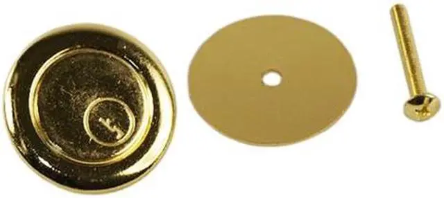 Alt view image 3 of 3 - Progressive 195BP Brass Plated Die Cast Dummy Rim Cylinder 1-3/4" Diameter