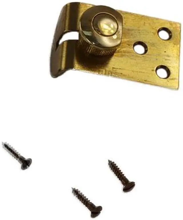 Alt view image 2 of 3 - Safe-T-Door Lock 589XC Pull Out Knob With Slide To Open Or Lock