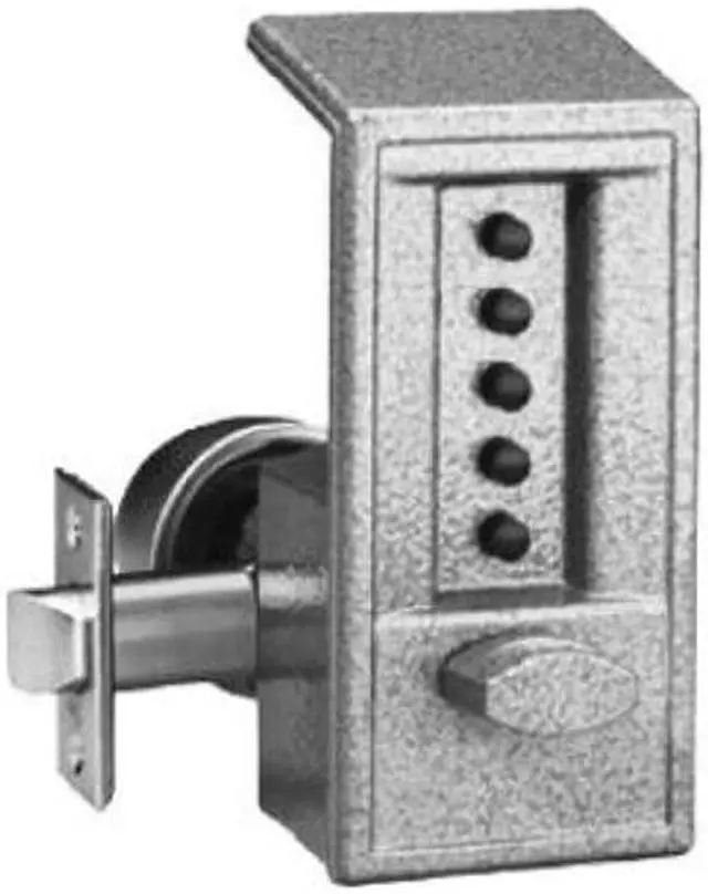 Main image of Simplex 6214-86 Gray Mechanical Pushbutton Combination Lock With 2-3/4" Backset (NO KEY)