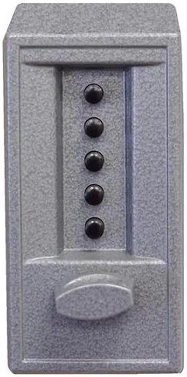Alt view image 2 of 2 - Simplex 6214-86 Gray Mechanical Pushbutton Combination Lock With 2-3/4" Backset (NO KEY)