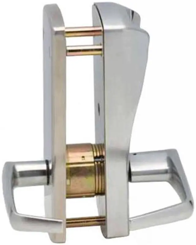 Alt view image 2 of 2 - Simplex E2031XSLL-626 Satin Chrome US26D Grade 1 E-Plex Cylindrical Lock With 1/2" Throw And 2-3/4" Backset And Key Override For Key In Lever Kaba Cylinder Schlage "C" Keyway