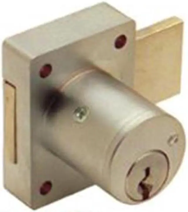 Main image of Olympus 700S-118-26D Satin Chrome US26D Grade 1 Cabinet Door Lock For Schlage C Keyway