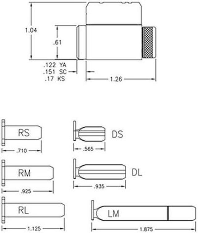 Alt view image 7 of 7 - Ilco 15995SX-04 Satin Brass US4 Solid Brass Replacement Key-In-Deadbolt Cylinder Lock With Schlage C-K Keyway