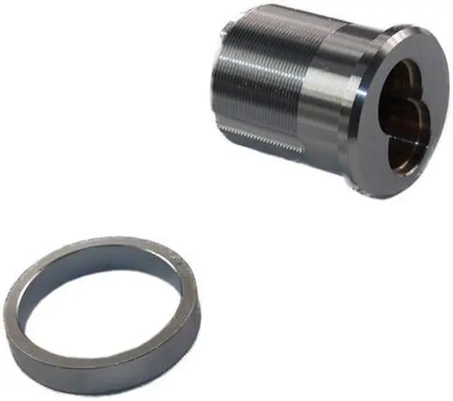 Alt view image 2 of 2 - Ilco R28107-1-26D Satin Chrome Interchangeable Small Format 7 Pin Thin Head IC Core Mortise Housing With Adams Rite Cam (CORE SOLD SEPARATELY)